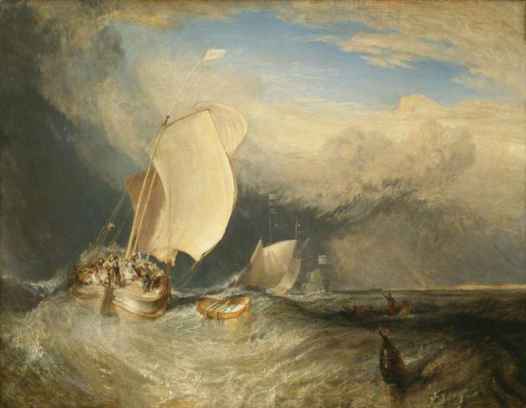 Joseph Mallord William Turner Fishing Boats with Hucksters Bargaining for Fish